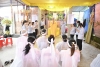 Đại đức Trưởng Ban Trị sự Phật giáo huyện A Lưới kính viếng Tang lễ Phật tử Đặng Thành
