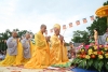Ban Trị sự cử hành Lễ Tắm Phật cầu Quốc thái Dân an tại Niệm Phật đường Sơn Nguyên
