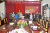 Ban Trị sự Phật giáo huyện A Lưới thăm và chúc Tết Lãnh đạo Chính quyền các cấp