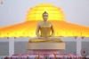 Tôn tượng Đức Phật thiết trí trang nghiêm tại buổi lễ