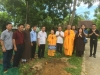 TT. Huế: Ông Cao Tấn Khổng trồng 3 cây Bồ đề Ấn Độ lưu niệm tại Tổ đình Tường Vân