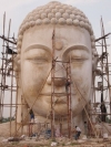 Trả lời của Ban Hưng công xây dựng “Quốc Thái Dân An Phật Đài” về mẫu đầu tượng Phật