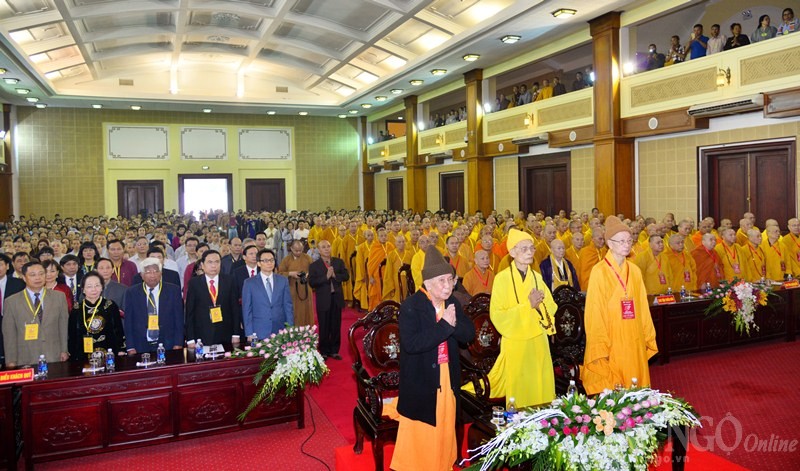 Quang cảnh Đại lễ kỷ niệm 35 năm thành lập Giáo hội sáng 7-11 - ảnh: Lương Hòa