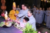 Trang nghiêm lễ tắm Phật tại tư gia Phật tử Tuệ Tâm và Phật tử Tuệ Nhật