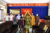 Ban Trị sự Phật giáo huyện A Lưới chúc mừng Đại hội Đại biểu Đảng bộ huyện lần thứ XII, NK 2020-2025