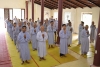 Khóa tu Bát Quan trai của Phật tử sinh hoạt trở lại sau đại dịch Covid-19 tại NPĐ Sơn Thủy