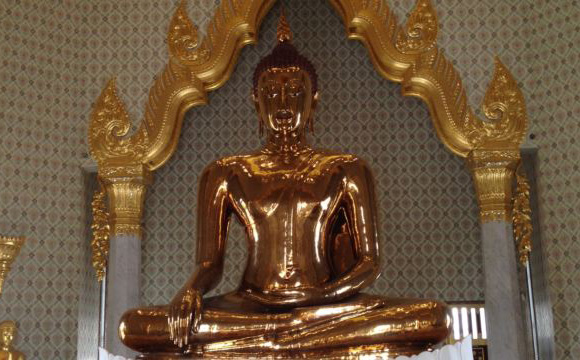 Vén màn bí ẩn tượng Phật bằng vàng ròng lớn nhất thế giới