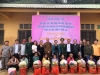 Đoàn công tác huyện A Lưới thăm và tặng quà cho bà con nhân dân bản Sê Sáp, huyện Kà Lừm, tỉnh Sê Kông, Lào