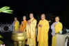 Ban Trị sự Phật giáo A Lưới đặt vòng hoa thắp nến tưởng niệm tại Nghĩa trang liệt sĩ huyện A Lưới
