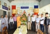 Ban Chỉ huy Công an huyện thăm và chúc mừng BTS Phật giáo A Lưới nhân mùa Vu Lan PL.2564