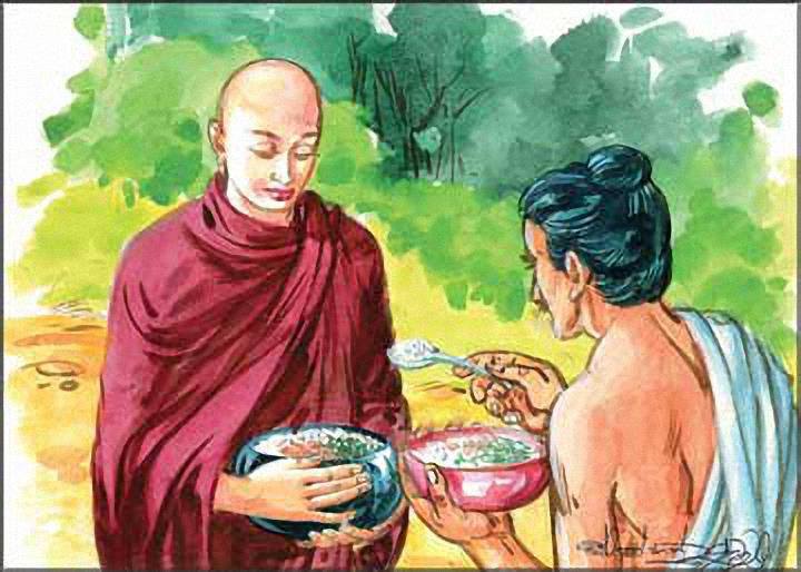 Bát cơm cúng dường
